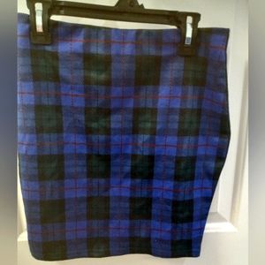 Plaid Mini Skirt